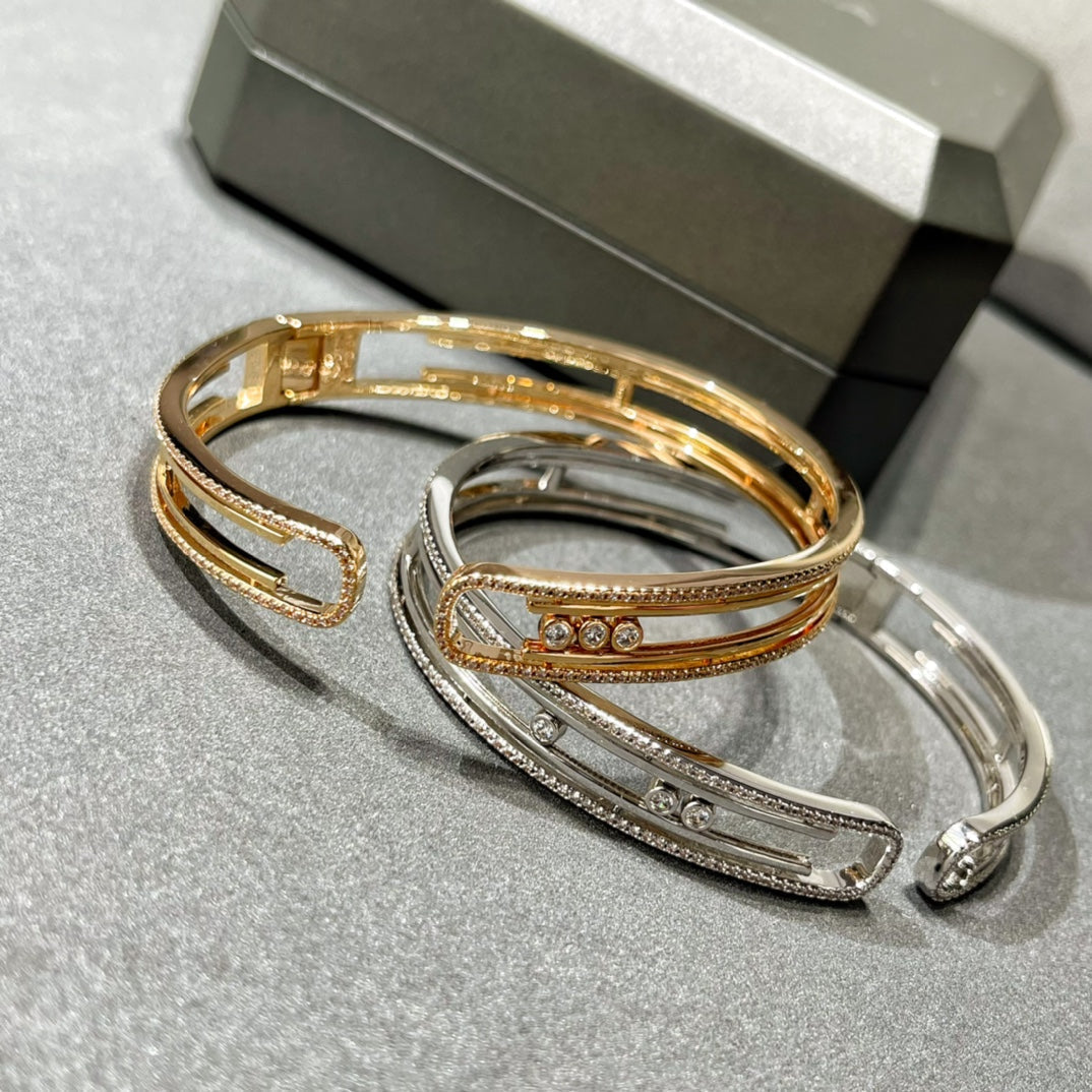 [⭐Renara]MOVE 10TH PAVED DIAMOND BRACELET
