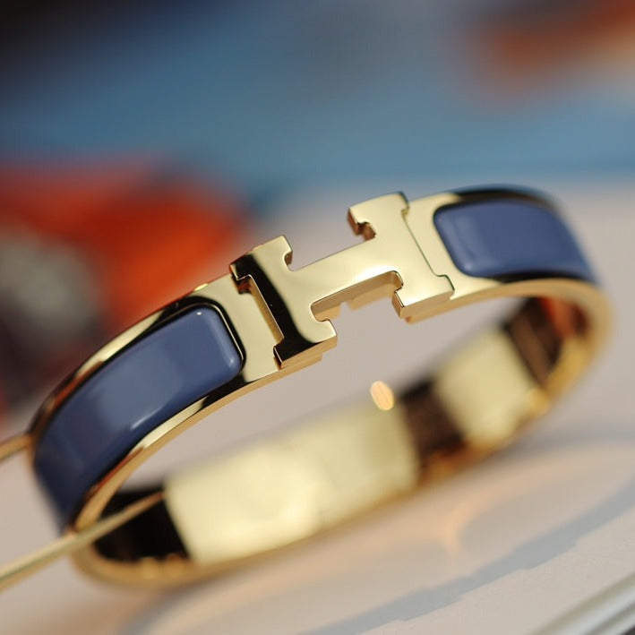 [⭐Renara]H BRACELET 12MM BLUE GRAY