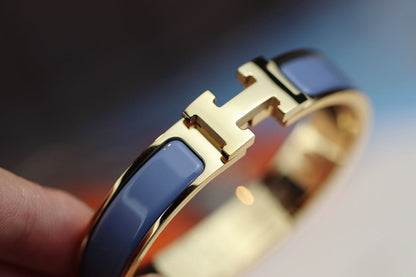 [⭐Renara]H BRACELET 12MM BLUE GRAY