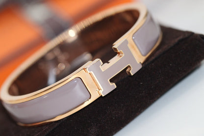 [⭐Renara]H BRACELET 12MM BROWN