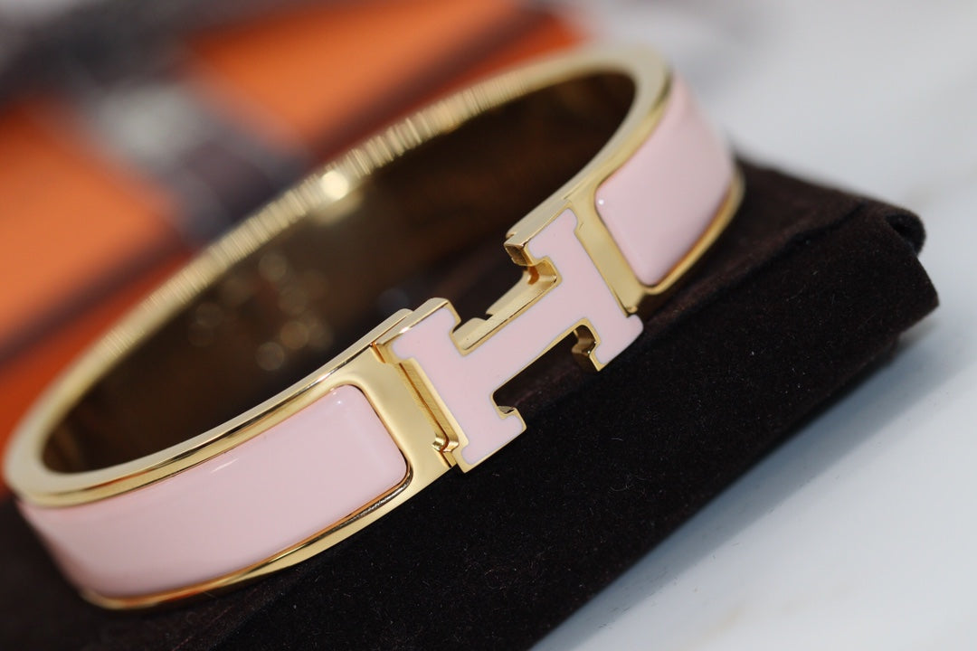 [⭐Renara]H BRACELET 12MM PINK