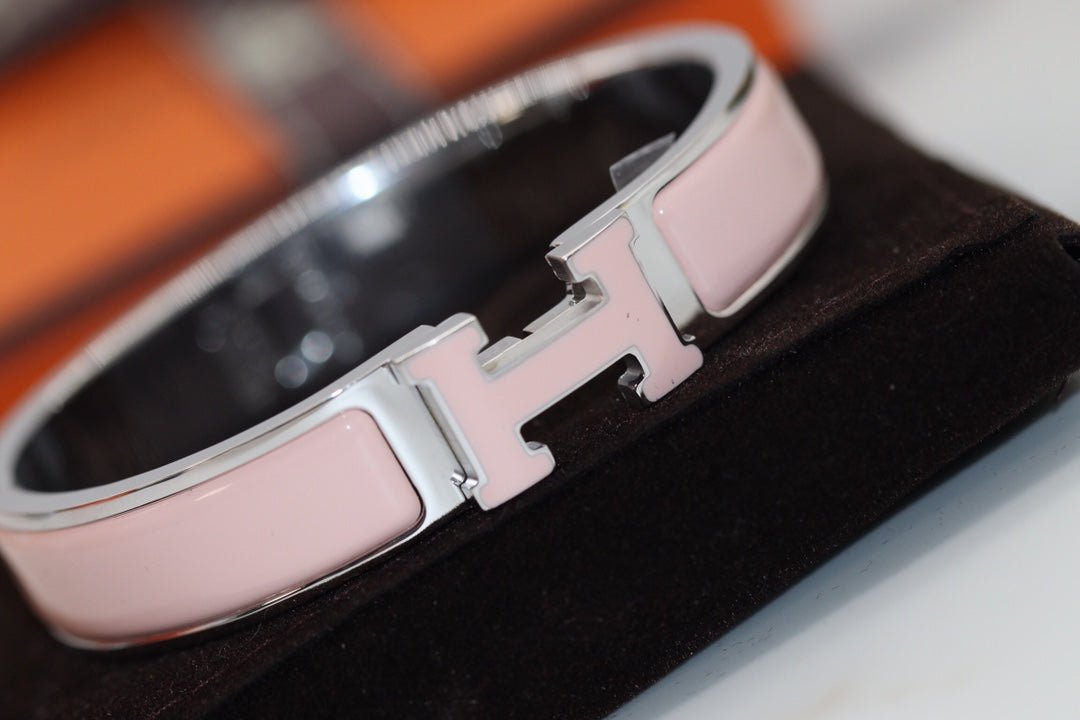 [⭐Renara]H BRACELET 12MM PINK