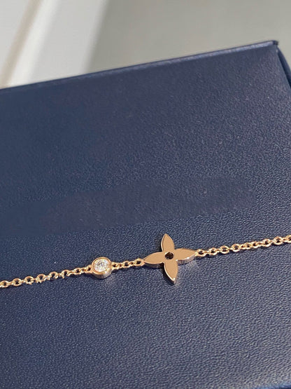 [⭐Renara]STAR DIAMOND PINK GOLD BRACELET