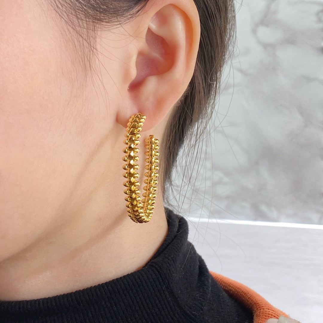 [⭐Renara]CLASH HOOP EARRINGS