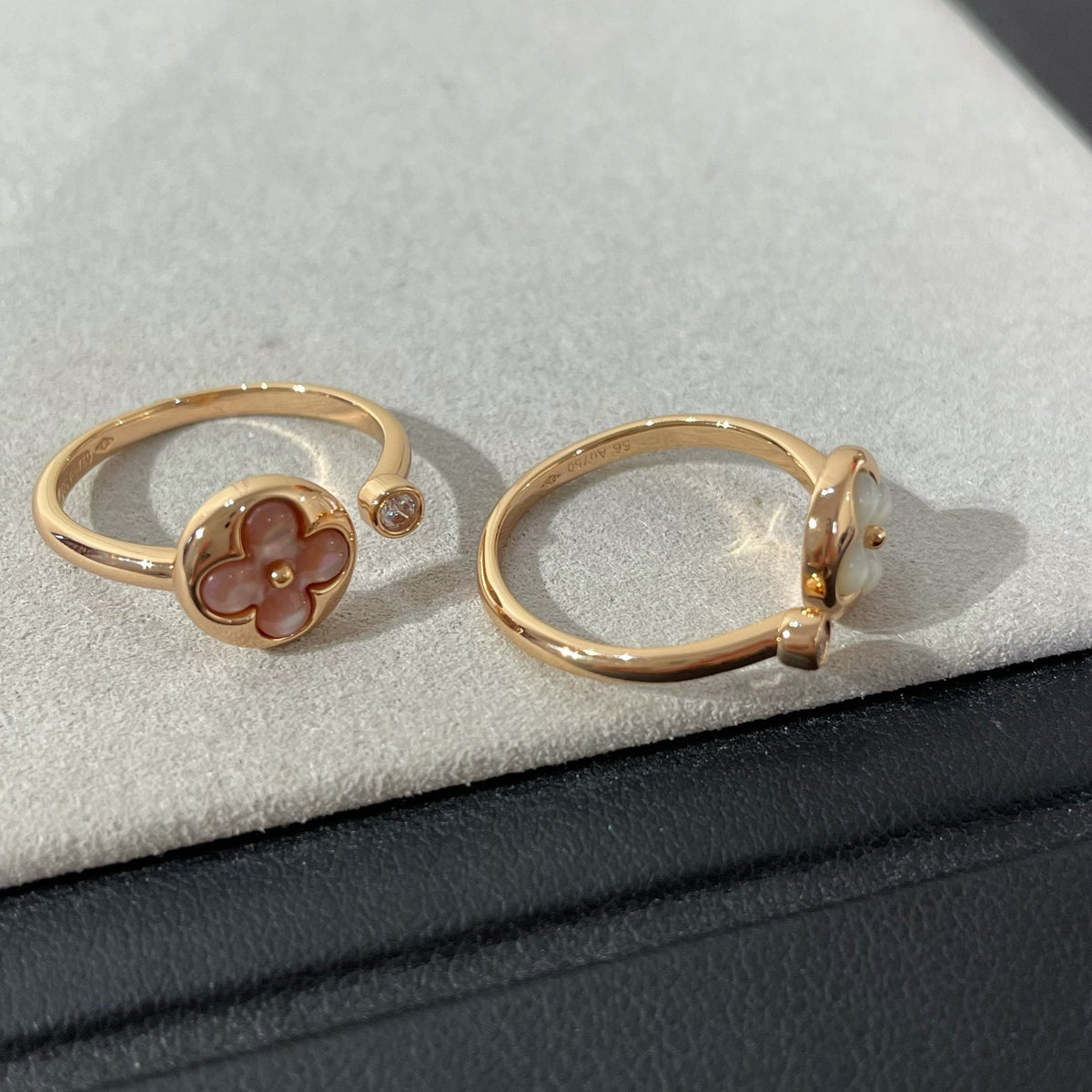 [⭐Renara]SUN 1 DIAMOND PINK MOP RING