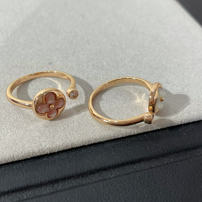 [⭐Renara]SUN 1 DIAMOND PINK MOP RING