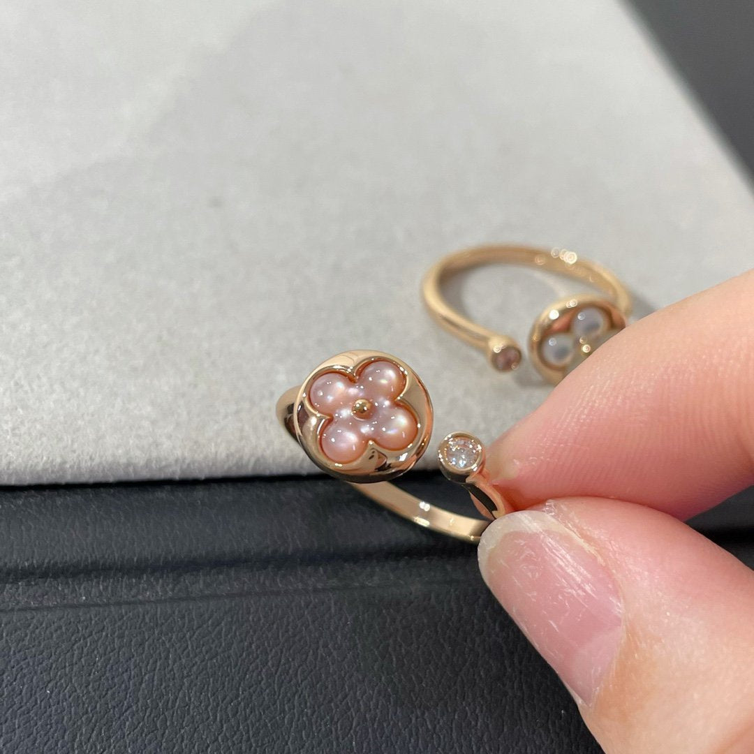 [⭐Renara]SUN 1 DIAMOND PINK MOP RING