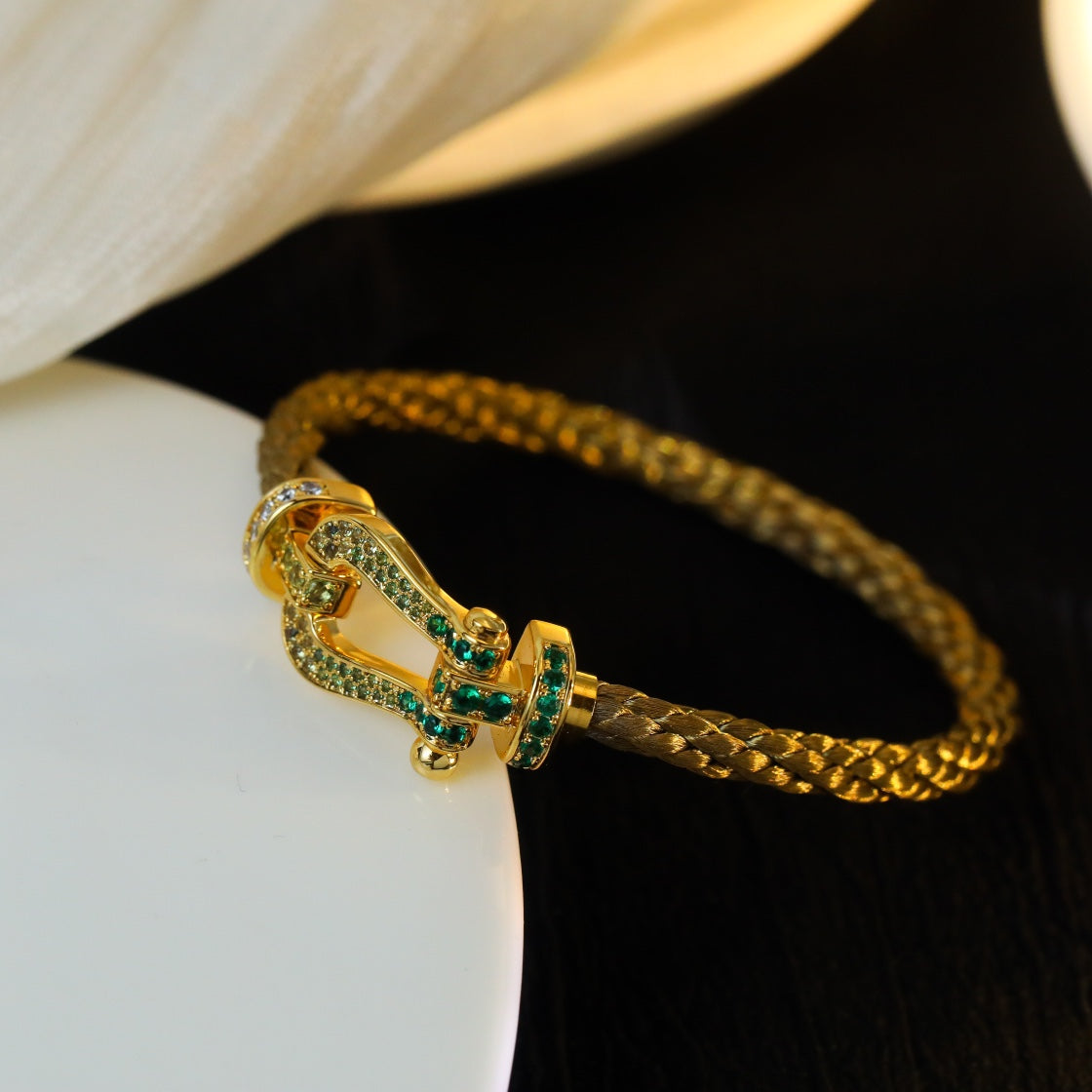 [⭐Renara]FORCE 10 GOLD GREEN DIAMOND PAVED