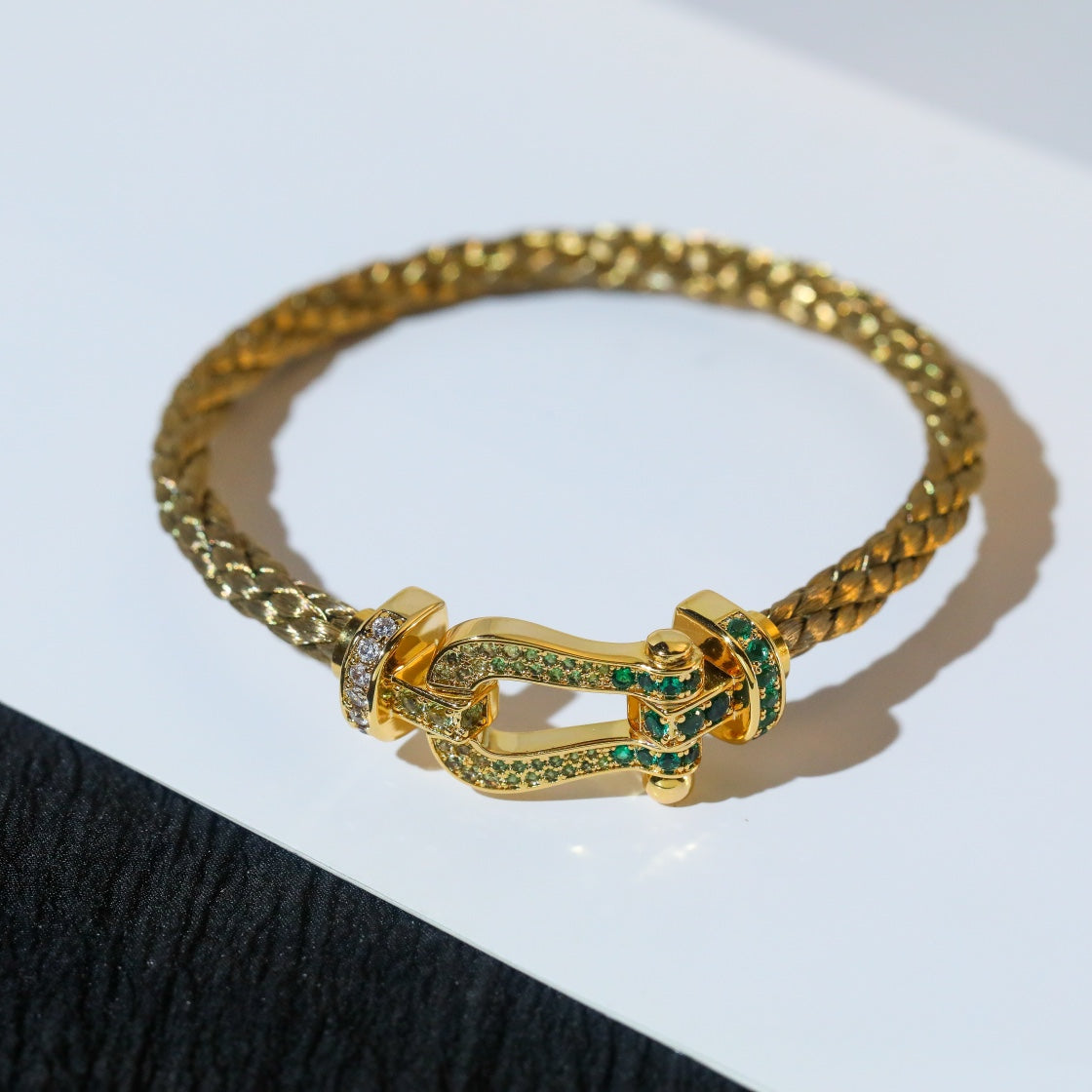 [⭐Renara]FORCE 10 GOLD GREEN DIAMOND PAVED