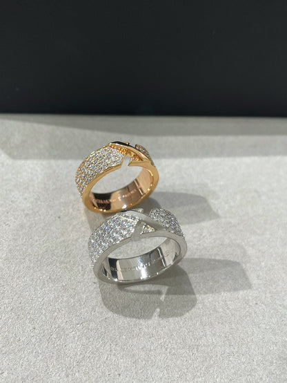[⭐Renara]LIENS EVIDENCE  DIAMOND PAVED RING