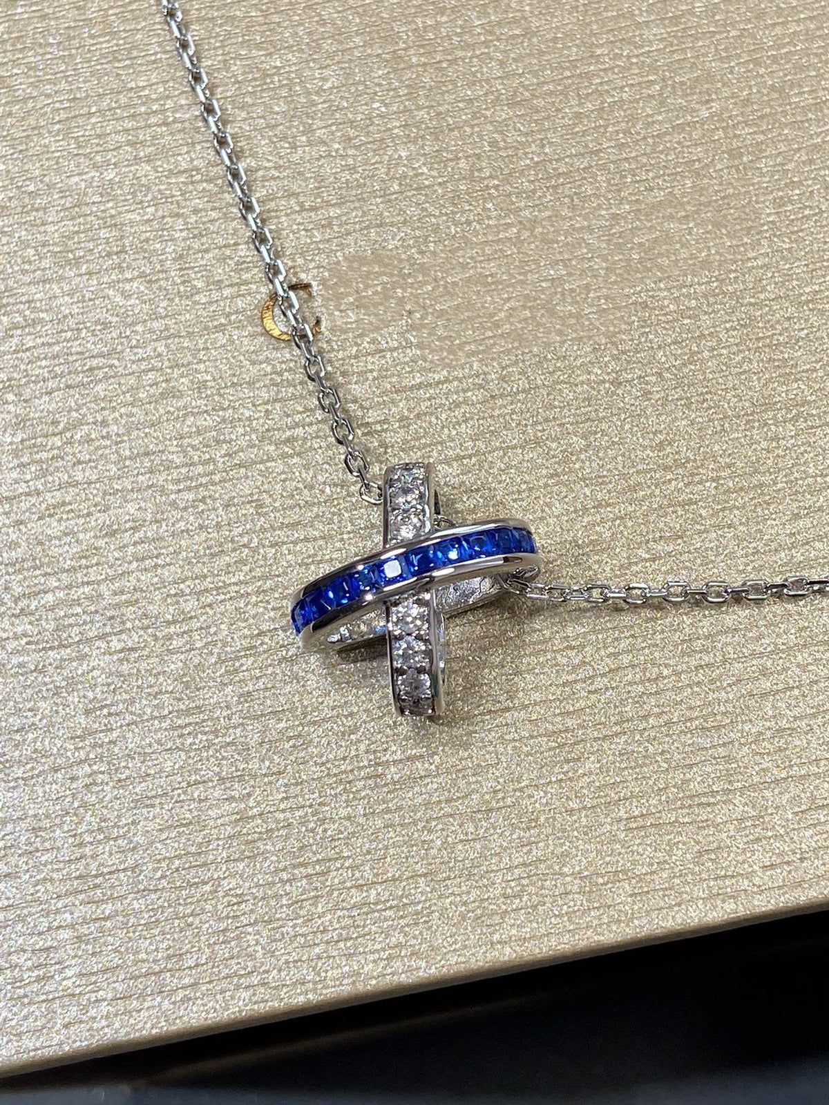 [⭐Renara]LIENS DIAMOND SILVER NECKLACE