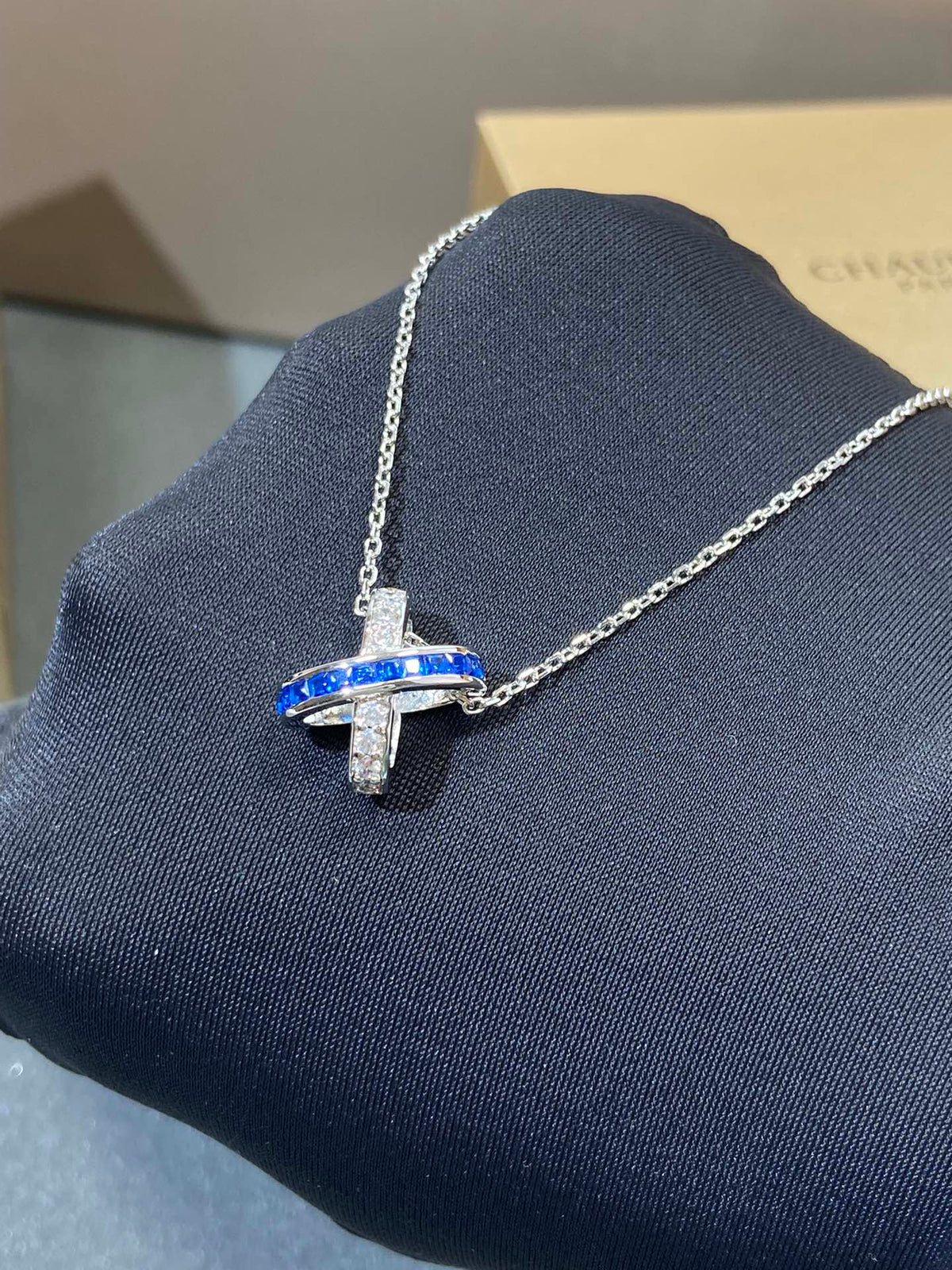 [⭐Renara]LIENS DIAMOND SILVER NECKLACE