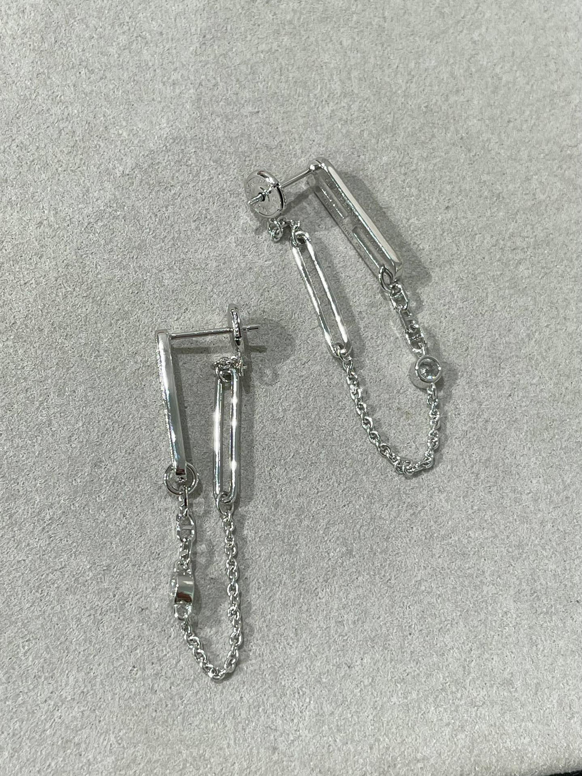 [⭐Renara]CHAINE CHAOS DIAMOND DROP EARRINGS