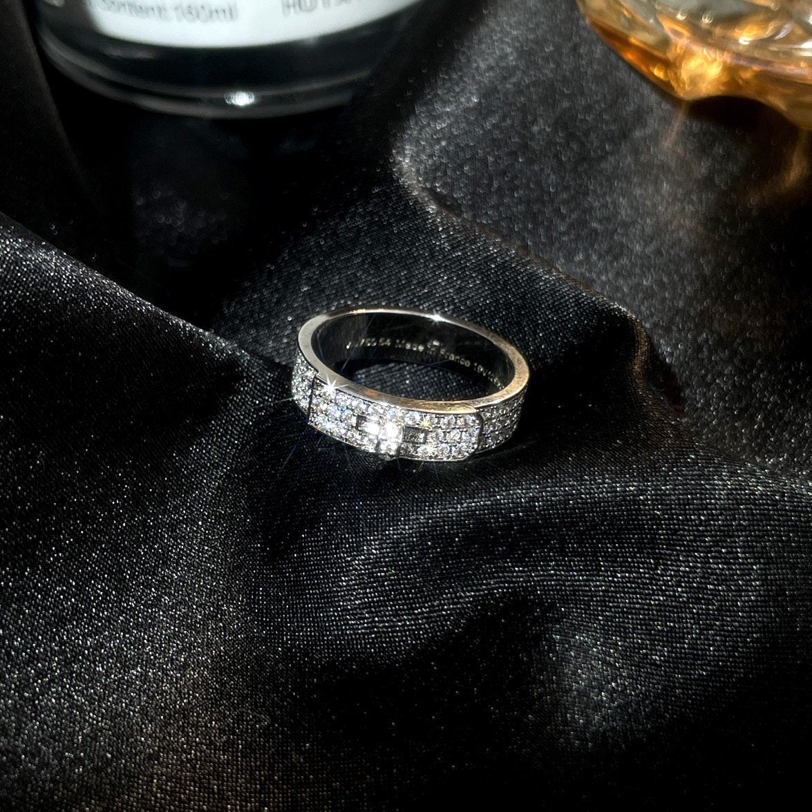 [⭐Renara]KELLY SILVER DIAMOND RING