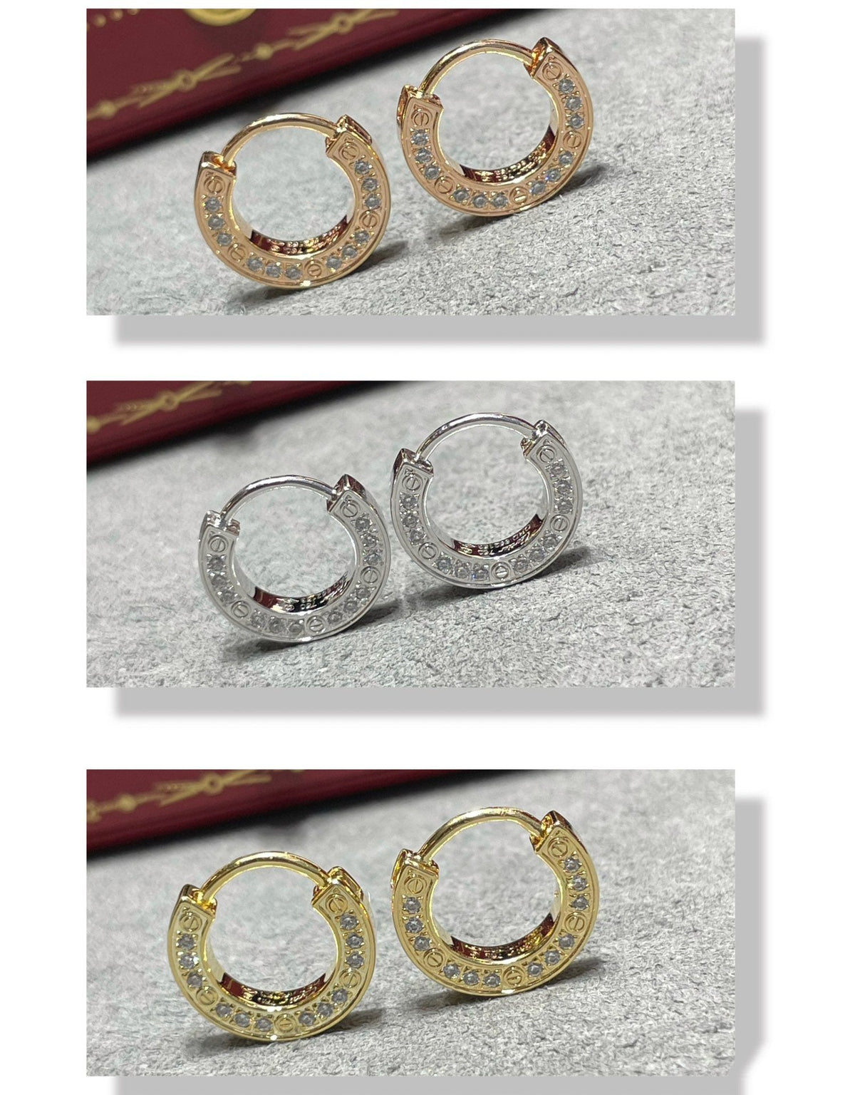 [⭐Renara]LOVE DIAMOND EARRINGS