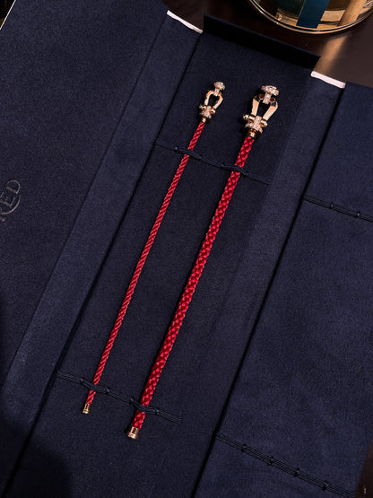 [⭐Renara]FORCE 10 HALF DIAMOND PINK GOLD RED CORDERI LARGE AND MEDIUM MODEL