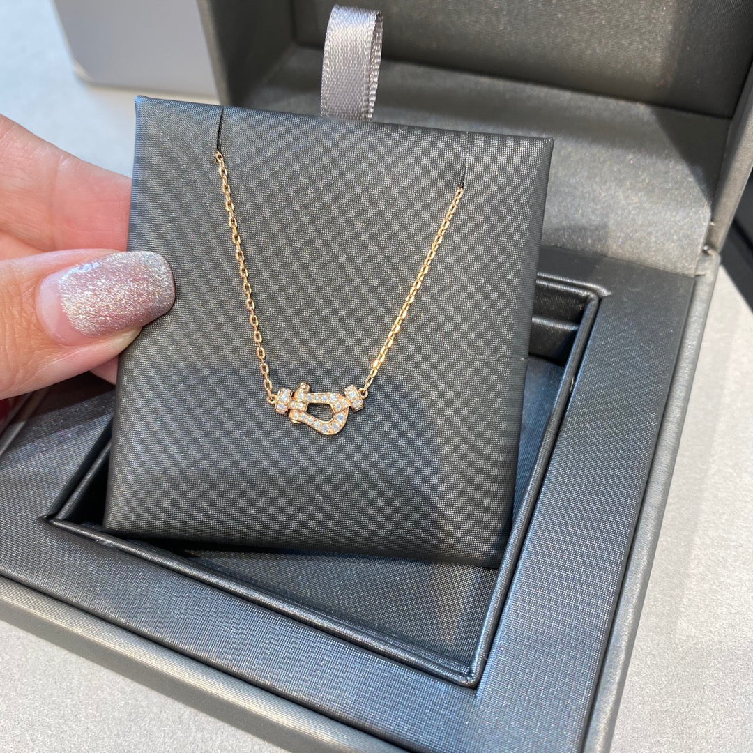 [⭐Renara]FORCE 10 DIAMOND PINK GOLD NECKLACE MINI MODEL
