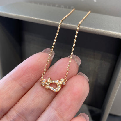 [⭐Renara]FORCE 10 DIAMOND PINK GOLD NECKLACE MINI MODEL