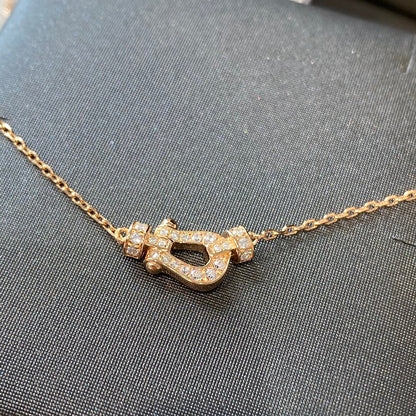 [⭐Renara]FORCE 10 DIAMOND PINK GOLD NECKLACE MINI MODEL
