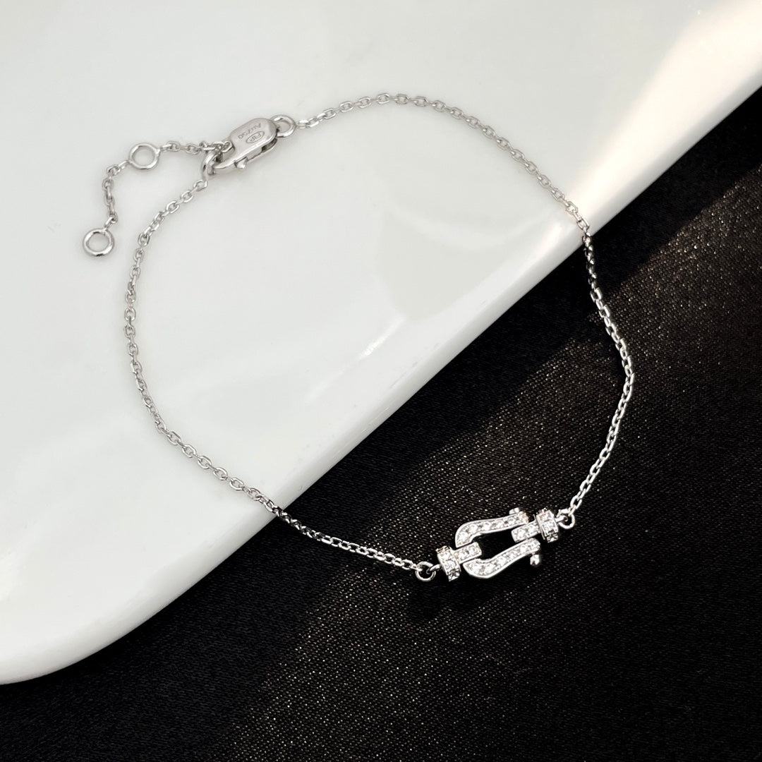 [⭐Renara]FORCE 10 FULL DIAMOND BUCKLE CHAIN LINK MINI MODEL