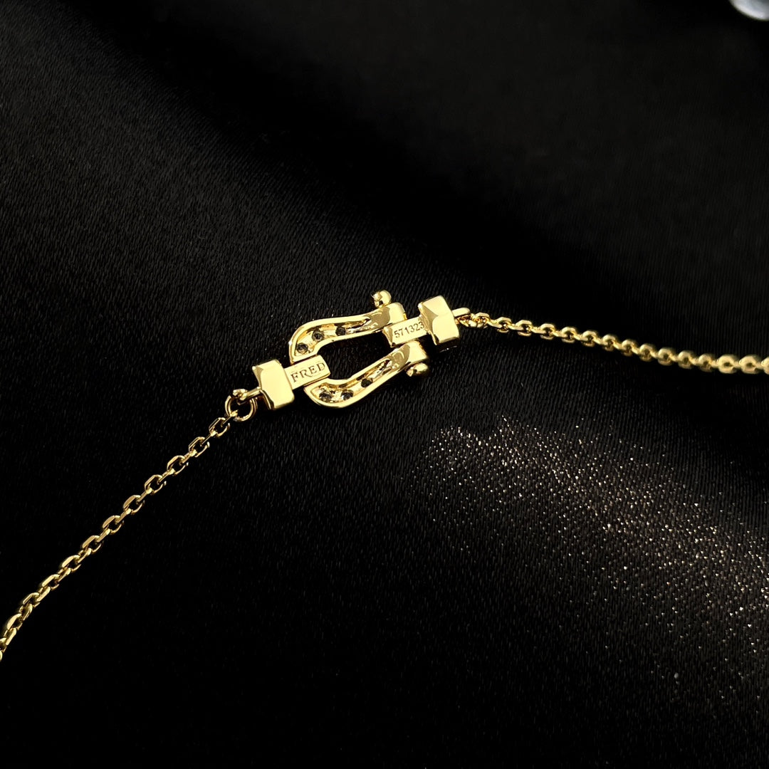 [⭐Renara]FORCE 10 FULL DIAMOND BUCKLE CHAIN LINK MINI MODEL