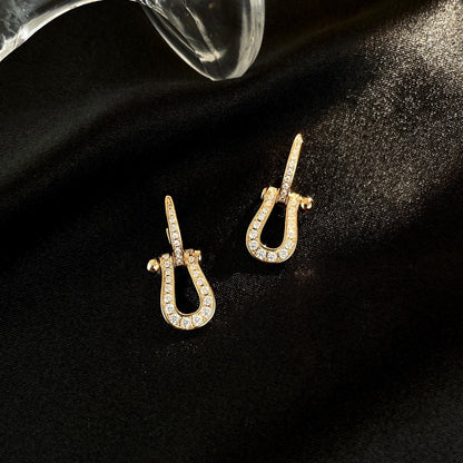 [⭐Renara]FORCE 10 FULL DIAMOND DROP EARRINGS MEDIUM MODEL