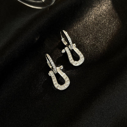 [⭐Renara]FORCE 10 FULL DIAMOND DROP EARRINGS MEDIUM MODEL