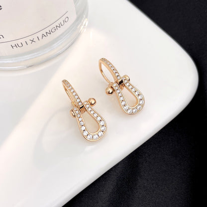 [⭐Renara]FORCE 10 FULL DIAMOND DROP EARRINGS MEDIUM MODEL