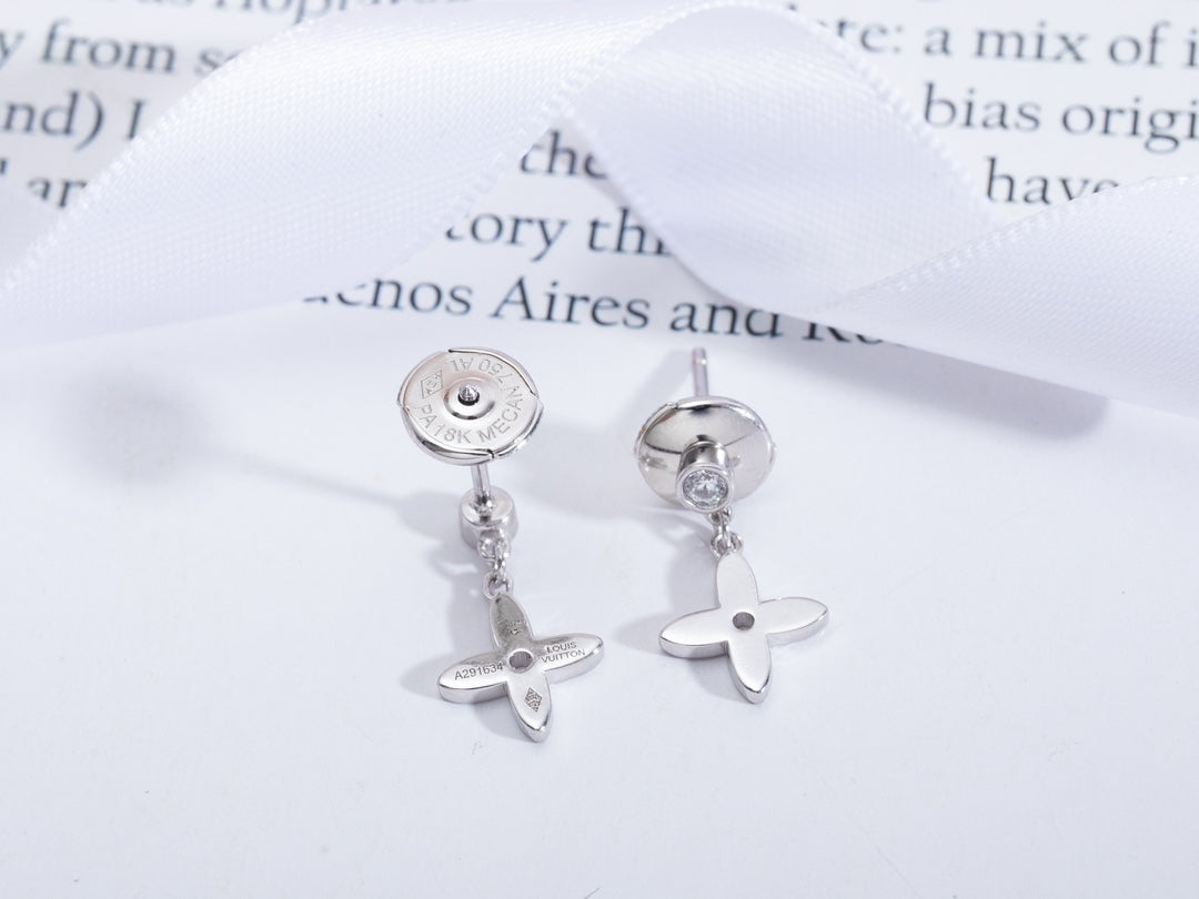 [⭐Renara]VIDYLLE SILVER DIAMOND MINI DROP EARRINGS