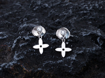 [⭐Renara]VIDYLLE SILVER DIAMOND MINI DROP EARRINGS