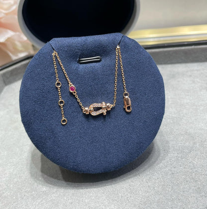 [⭐Renara]FORCE 10 DIAMOND CHAIN LINK PINK GOLD BRACELET