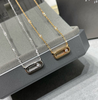 [⭐Renara]MOVE UNO DIAMOND NECKLACE