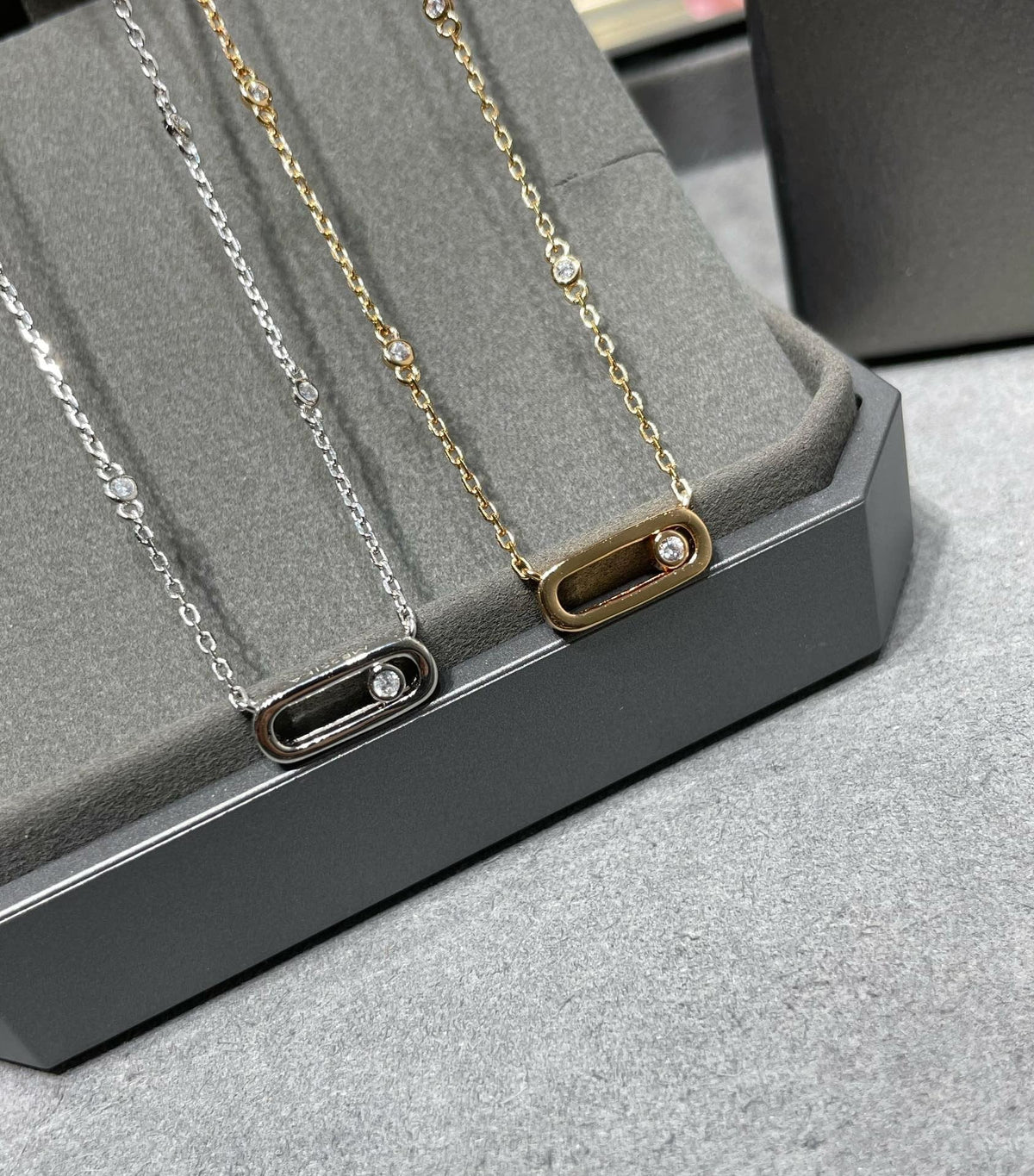 [⭐Renara]MOVE UNO DIAMOND NECKLACE