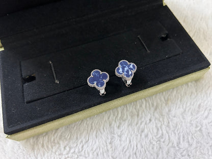 [⭐Renara]CLOVER PIETERSITE MEDIUM STUD EARRINGS