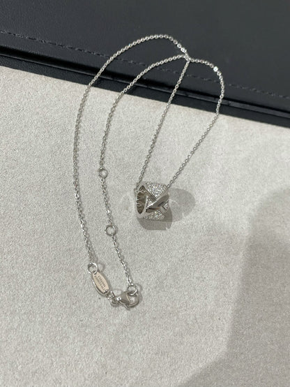 [⭐Renara]LIENS EVIDENCE DIAMOND PAVED NECKLACE