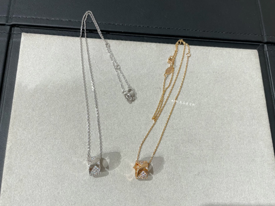 [⭐Renara]LIENS EVIDENCE DIAMOND PAVED NECKLACE