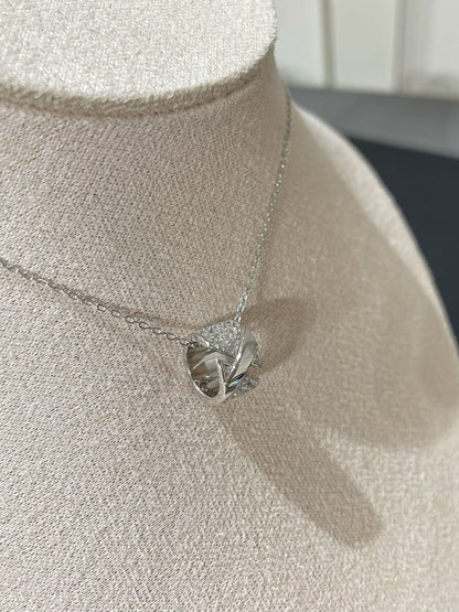 [⭐Renara]LIENS EVIDENCE DIAMOND PAVED NECKLACE