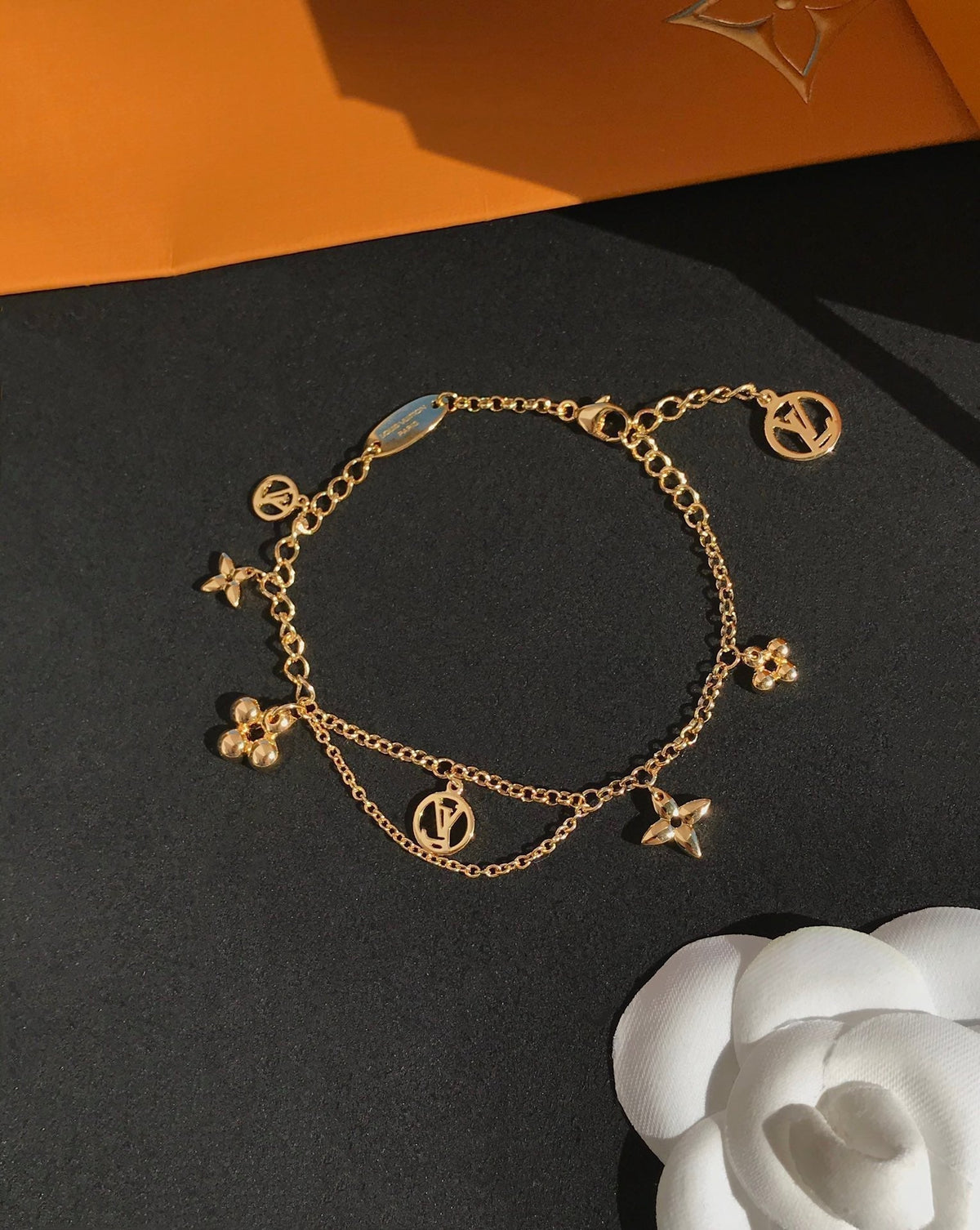 [⭐Renara]BLOOMING PINK GOLD MOP BRACELET