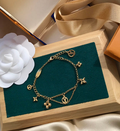 [⭐Renara]BLOOMING PINK GOLD MOP BRACELET