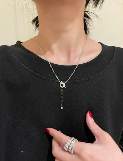 [⭐Renara]FINESSE SILVER DIAMOND NECKLACE