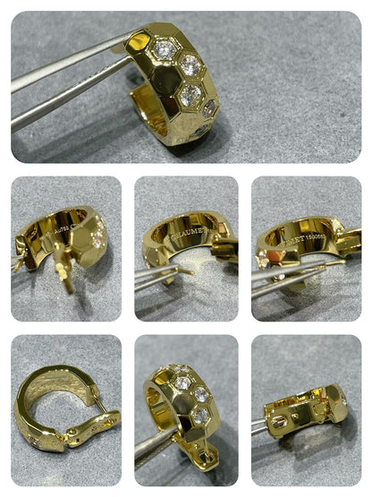 [⭐Renara]BEE LOVE DIAMOND HOOP EARRINGS