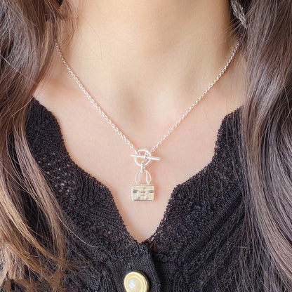 [⭐Renara]CONSTANCE PEDANT SILVER NECKLACE