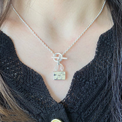 [⭐Renara]CONSTANCE PEDANT SILVER NECKLACE