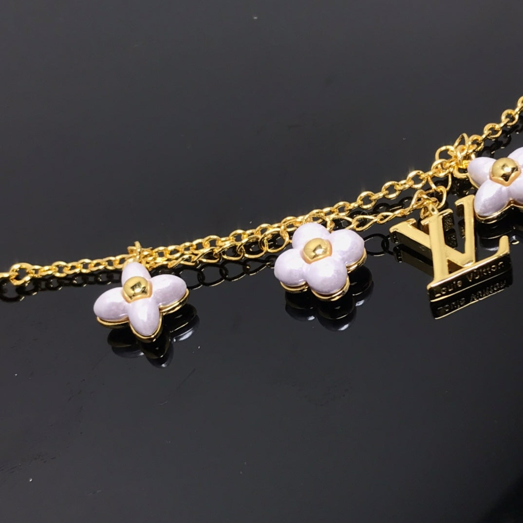 [⭐Renara]LOGO 6 MOTIF STAR AND SUN GOLD BRACELET