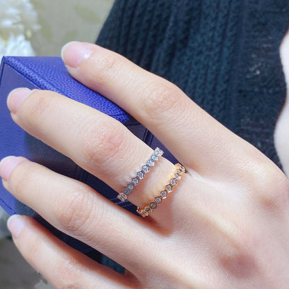 [⭐Renara]BEE LOVE DIAMOND PAVED SMALL RING