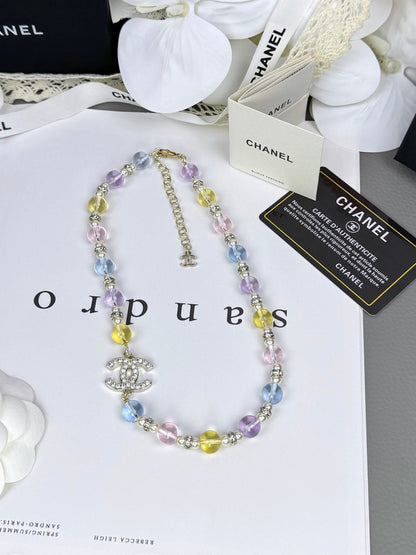 [⭐Renara]26C New Spring Collection Colorful Transparent Resin Necklace