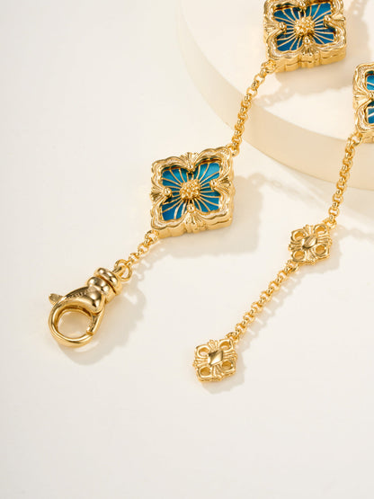 [⭐Renara]B.C.L ENAMELED Five-Flower Bracelet（Various Colors)