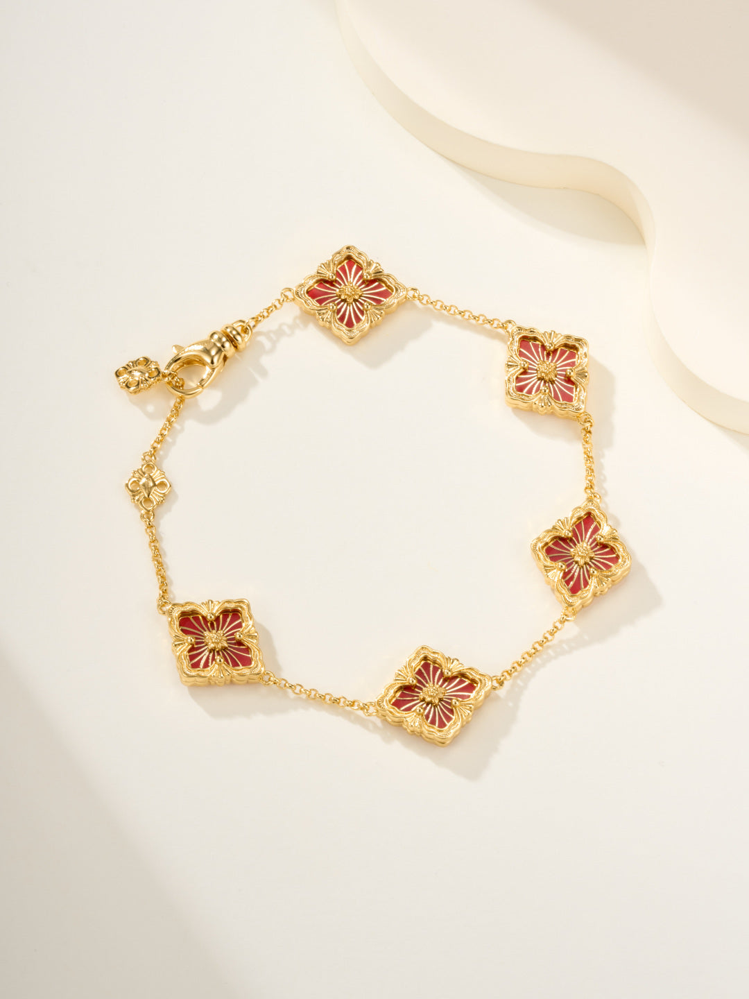 [⭐Renara]B.C.L ENAMELED Five-Flower Bracelet（Various Colors)