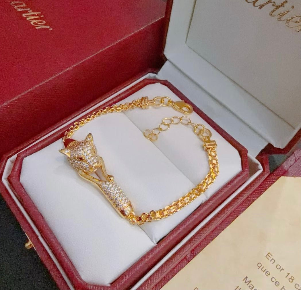 [⭐Renara Jewelry] PANTHERE  BRACELET DIAMONDS