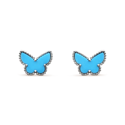 [⭐Renara]BUTTERFLY TURQUOISE EARRINGS SILVER